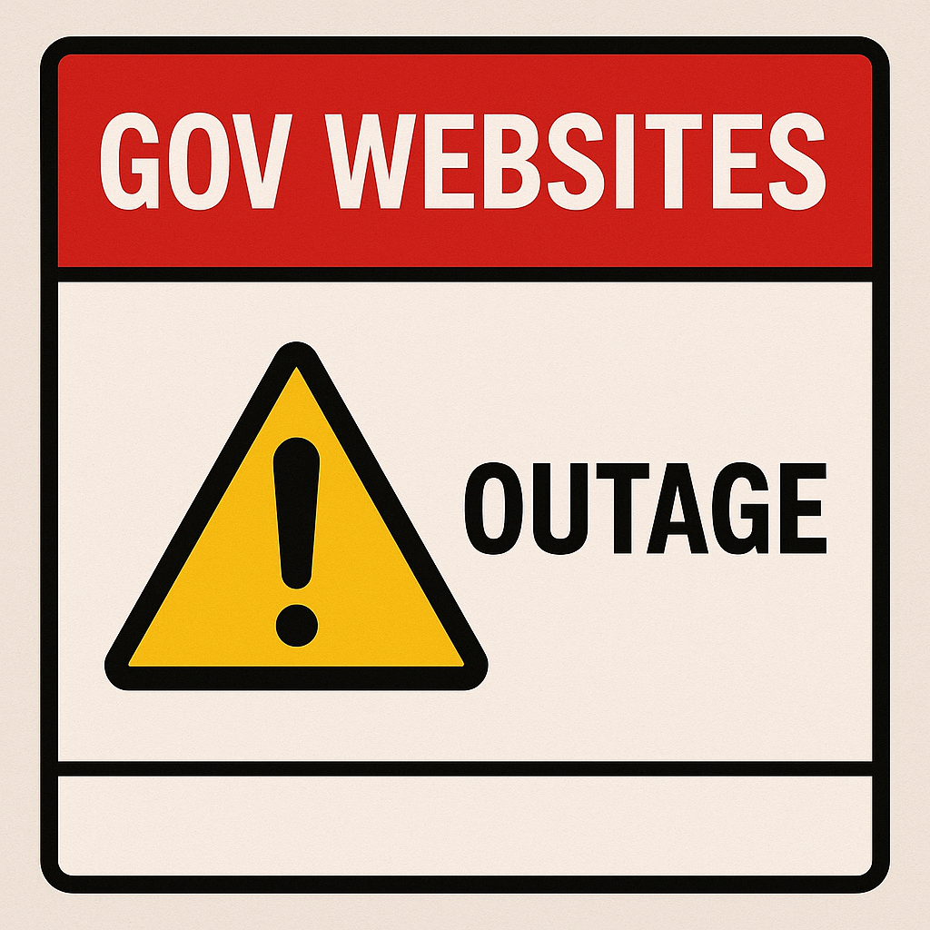 Gov Websites Outage