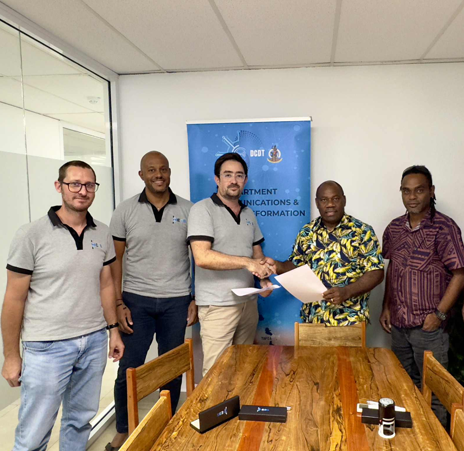 The Department of Communications and Digital Transformation (DCDT) has signed a Memorandum of Understanding (MoU) with Engineering Business Services Limited (EBS) and Code 200 Solutions Ltd to develop and maintain Vanuatu’s new Digital ID system — a major milestone in the nation’s digital transformation journey.